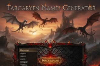 Targaryen Names Generator