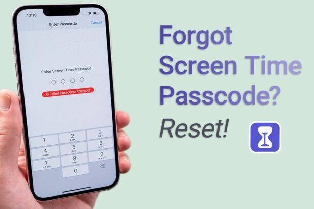 forgotten screen time passcode