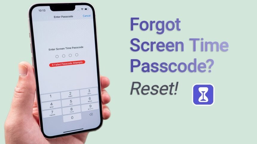 forgotten screen time passcode