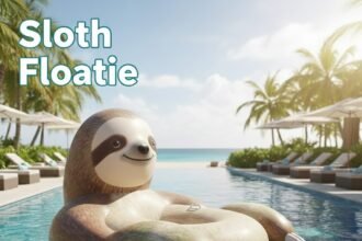 sloth floatie