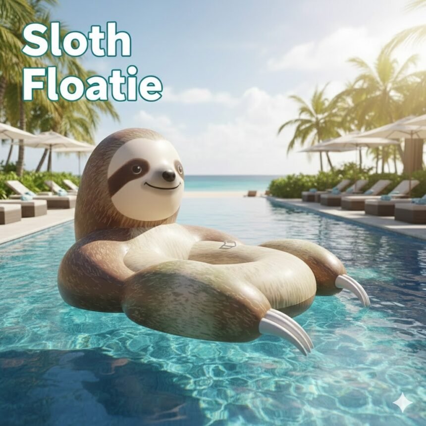 sloth floatie
