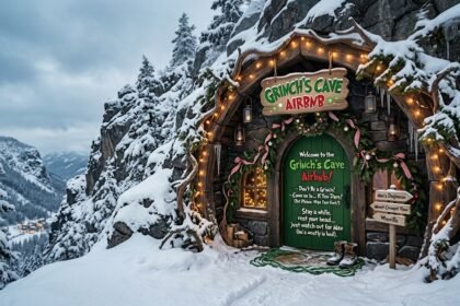 grinch's cave airbnb