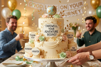 Creative Cake Wordings for Farewell