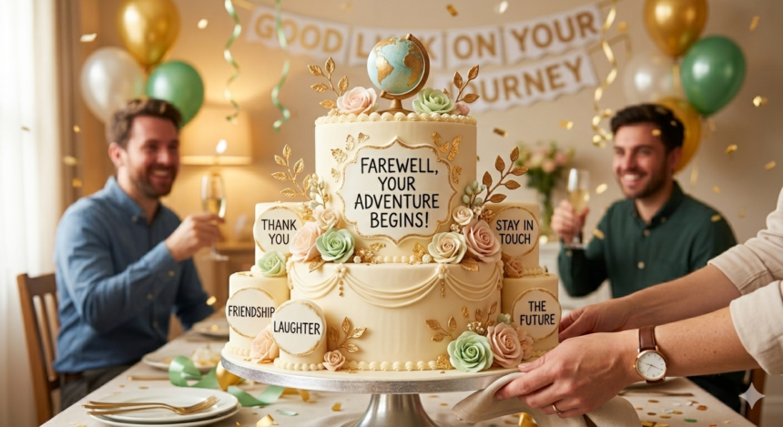 Creative Cake Wordings for Farewell